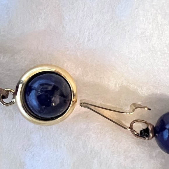 Classic Blue Beaded Necklace - Picture 6 of 9